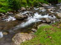 Kaskade am Rio Savegre unterhalb unseres Hotelkomplexes